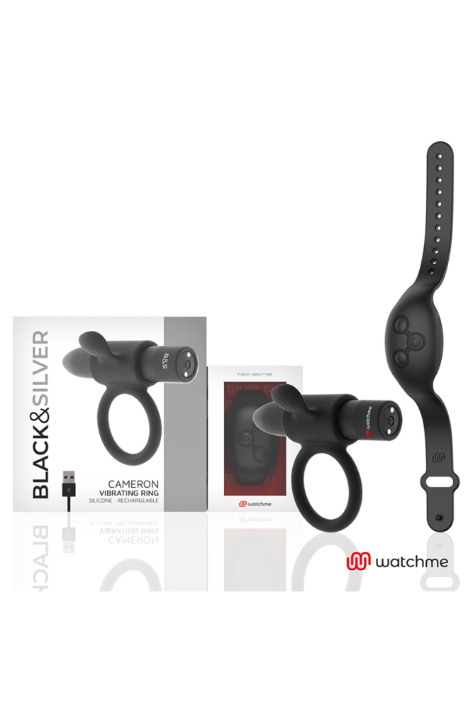 BLACK&SILVER - OROLOGIO COCKRING CON TELECOMANDO CAMERONME