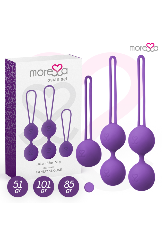 MORESSA - OSIAN SET PREMIUM IN SILICONE LILLA