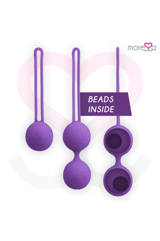 MORESSA - OSIAN SET PREMIUM IN SILICONE LILLA