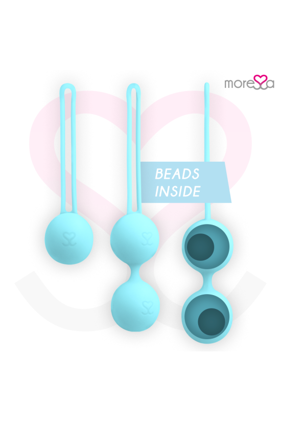 MORESSA - SET OSIAN PREMIUM IN SILICONE TURCHESE