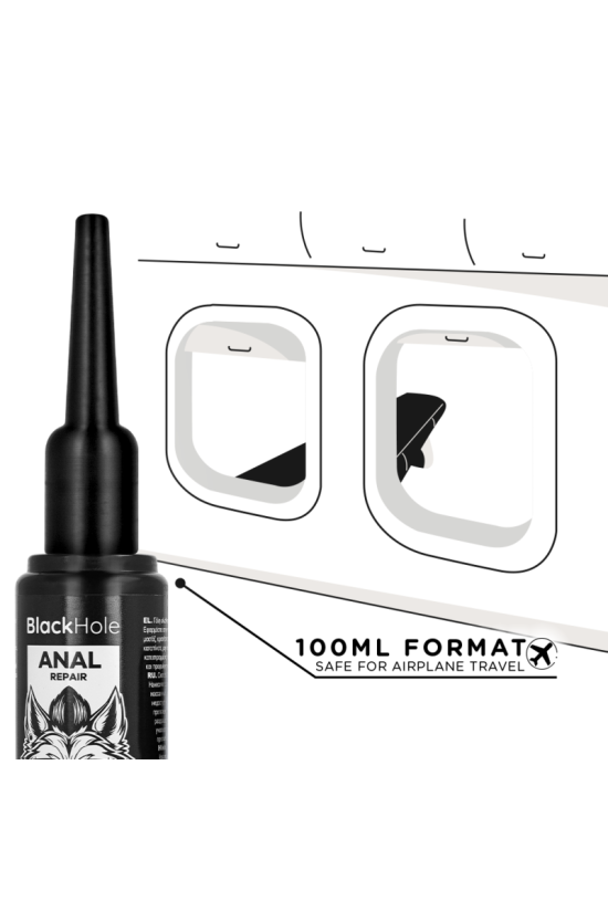 BLACK HOLE - APPLICATORE LUBRIFICANTE ANALE TAGLIA L 100 ML