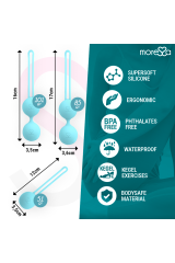 MORESSA - SET OSIAN PREMIUM IN SILICONE TURCHESE