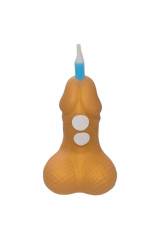 DIABLO PICANTE - CANDELA NUMERO DI COMPLEANNO PENE DORATA