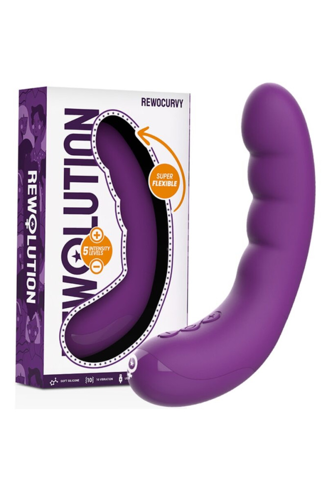 REWOLUTION - VIBRATORE FLESSIBILE RICARICABILE REWOCURVY