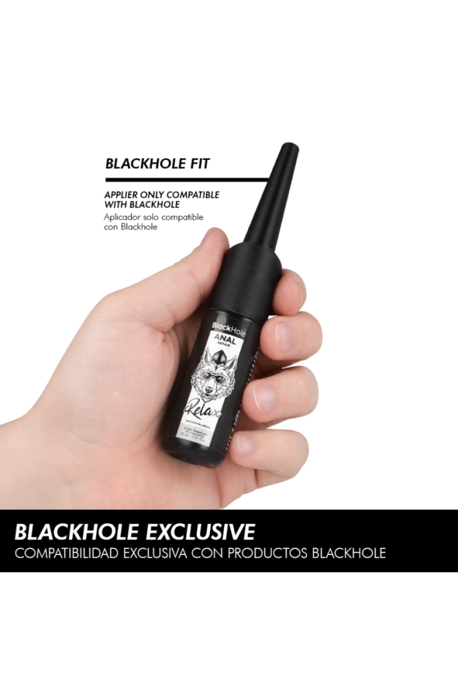 BLACK HOLE - APPLICATORE LUBRIFICANTE ANALE TAGLIA S 30 ML