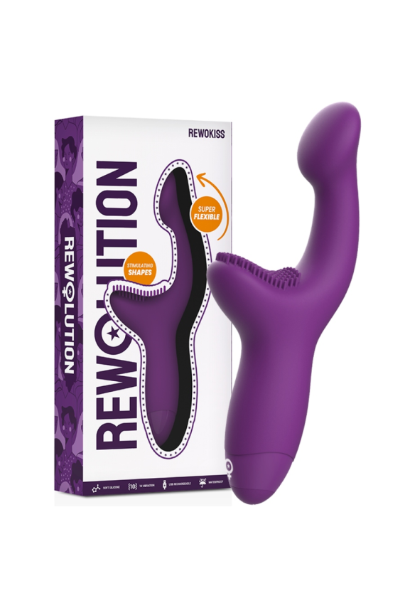 REWOLUTION - REWOKISS VIBRATORE PUNTO PER STIMOLATORE