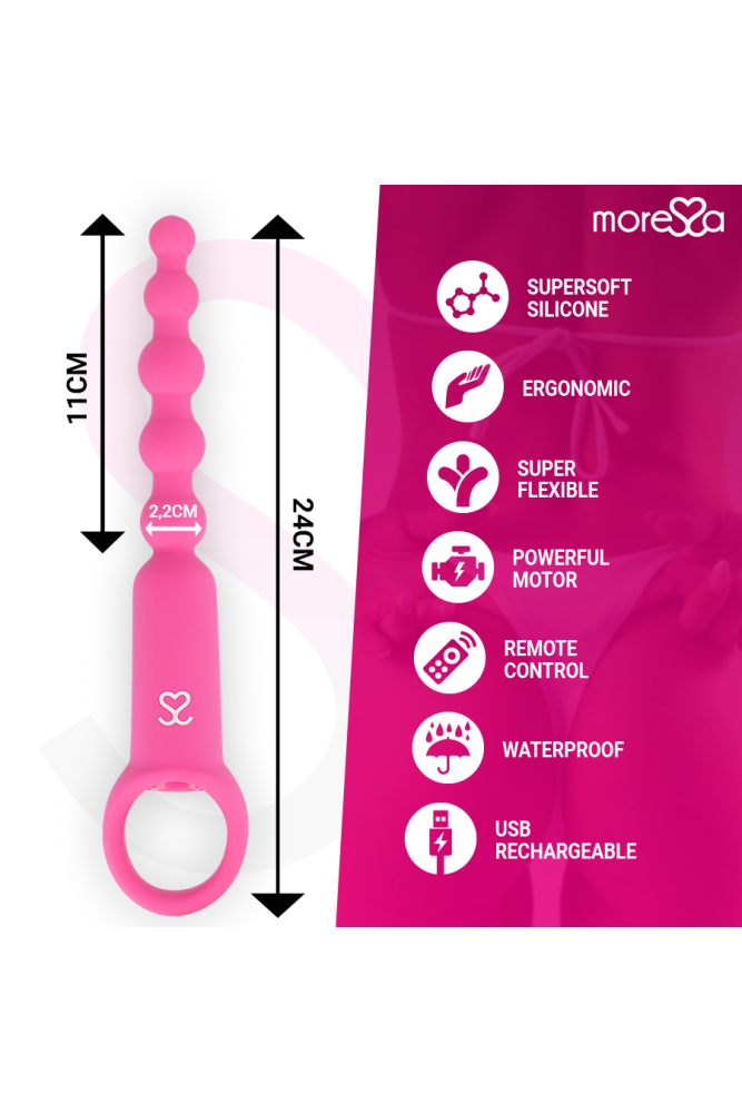 MORESSA - RONIE REMOTE CONTROL PIACERE ANALE ROSA