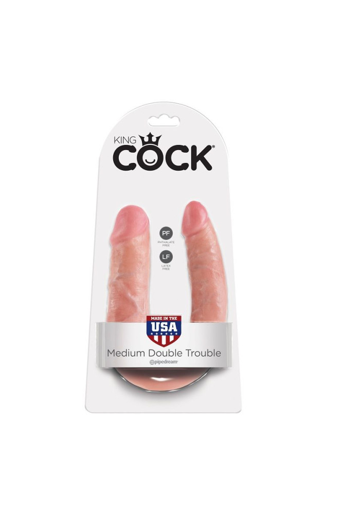 KING COCK - A FORMA DI U MEDIO DOPPIO TROUBLE FLESH