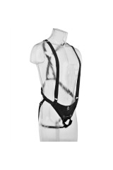 KING COCK - SISTEMA DI REGTATURA HOLLOW STRAP-ON CARNE 28 CM