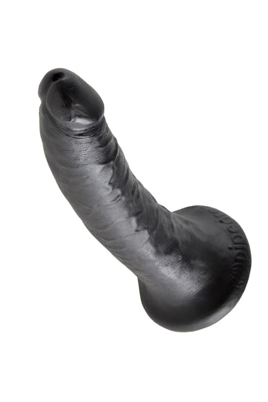 KING COCK - 7 DILDO NERO 17.8 CM