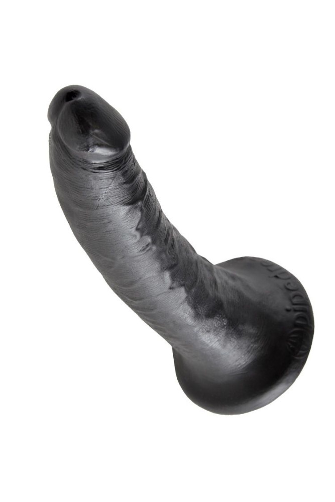 KING COCK - 7 DILDO NERO 17.8 CM