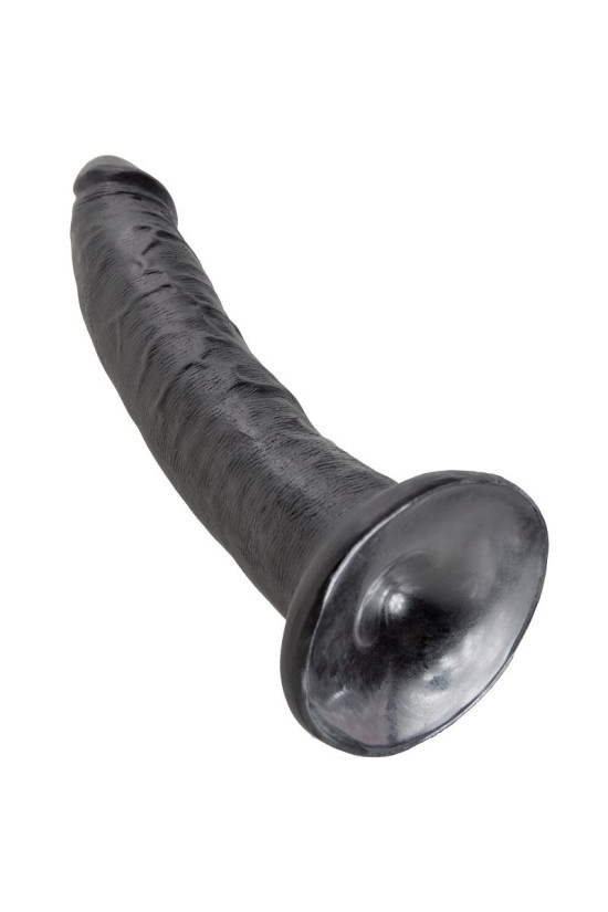 KING COCK - 7 DILDO NERO 17.8 CM