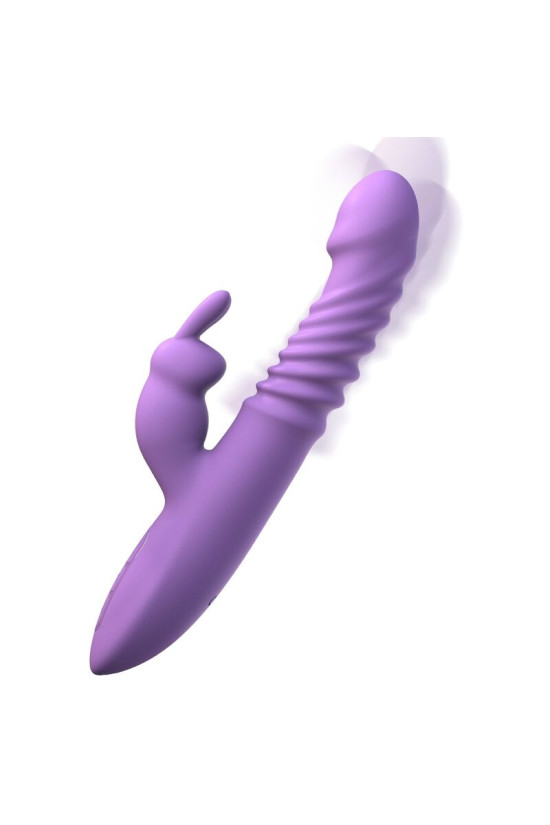 FANTASY FOR HER - STIMOLATORE PER CLITORIDE CONIGLIO CON FUNZIONE CALORE OSCILLAZIONE E VIBRAZIONE VIOLA