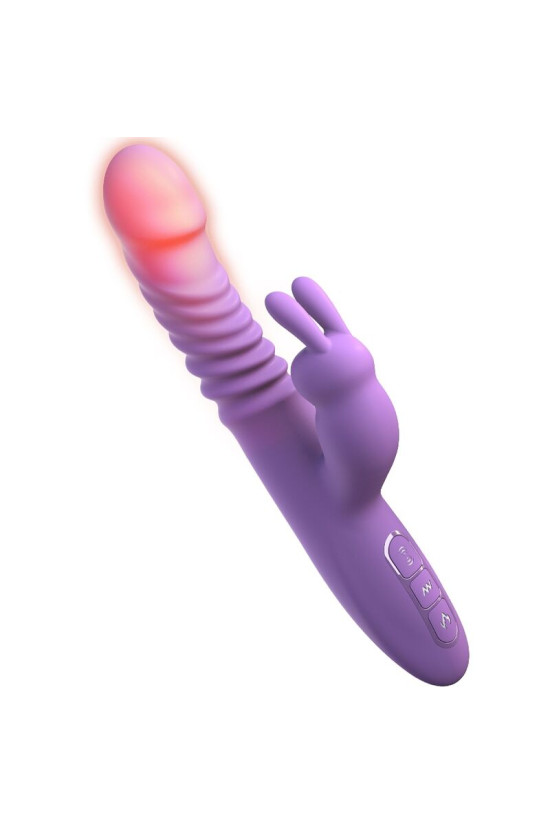 FANTASY FOR HER - STIMOLATORE PER CLITORIDE CONIGLIO CON FUNZIONE CALORE OSCILLAZIONE E VIBRAZIONE VIOLA