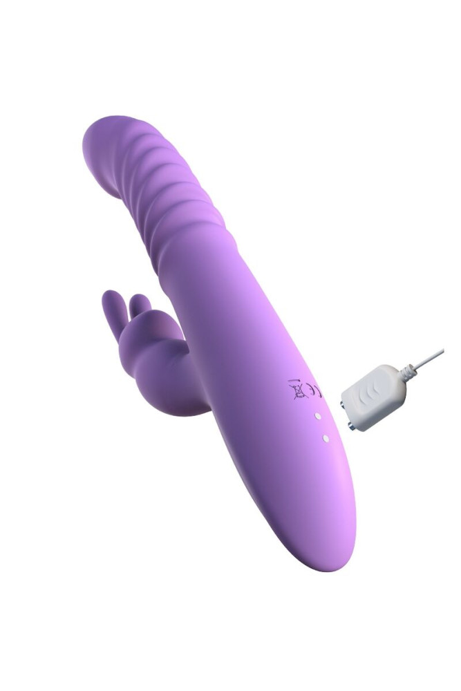 FANTASY FOR HER - STIMOLATORE PER CLITORIDE CONIGLIO CON FUNZIONE CALORE OSCILLAZIONE E VIBRAZIONE VIOLA