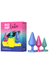 ROMP - KIT PER ALLENAMENTO ANALE LUSTER S/M/L CON BASE A FORMA DI FIORE