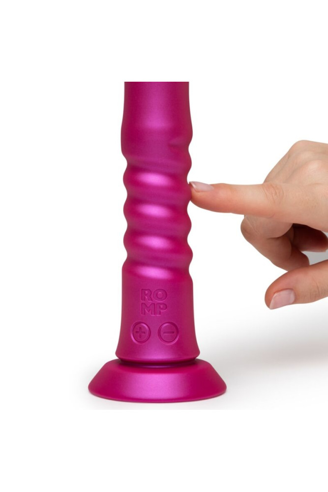 ROMP - JIGGLE VIBRATORE SU E GIÙ CON VENTOSA ROSA