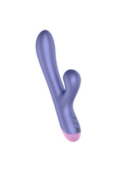 ROMP - PULSE VIBRATORE ELETTRICO BLU RABBIT PER LA SENSIBILITÀ DEL PUNTO G