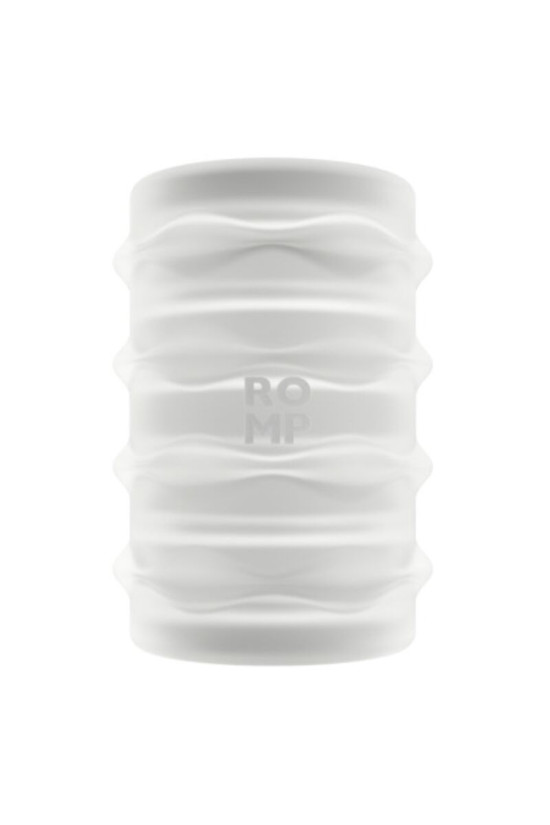 ROMP - MOSH MASTURBATORE MASCHILE TRASPARENTE CON FODERO REVERSIBILE DA 6 CM