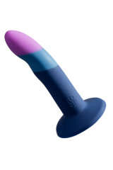 ROMP - DILDO IN SILICONE PICCOLO CON VENTOSA TRICOLORE 14 CM