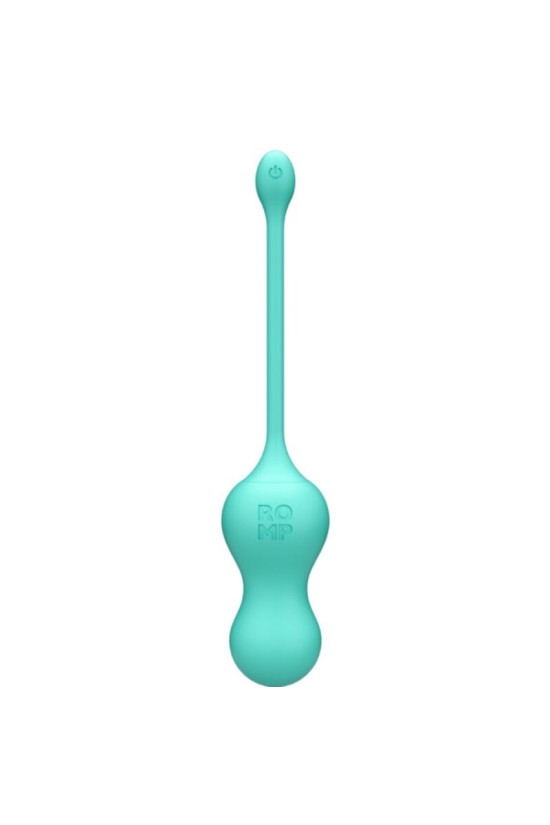 ROMP - CELLO VIBRATORE MULTIFUNZIONE A UOVO TURCHESE CON TELECOMANDO