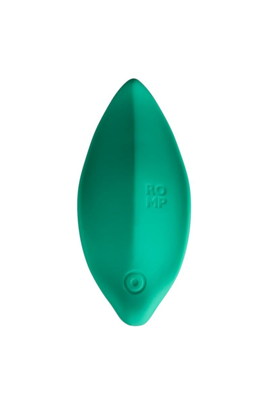 ROMP - WAVE VIBRATORE A ONDE STIMOLATORE CLITORIDEO FORMA ERGONOMICA VERDE ACQUA
