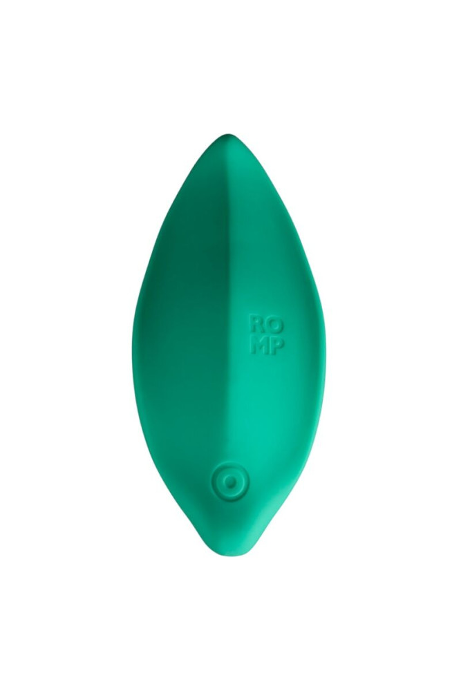 ROMP - WAVE VIBRATORE A ONDE STIMOLATORE CLITORIDEO FORMA ERGONOMICA VERDE ACQUA