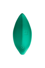 ROMP - WAVE VIBRATORE A ONDE STIMOLATORE CLITORIDEO FORMA ERGONOMICA VERDE ACQUA
