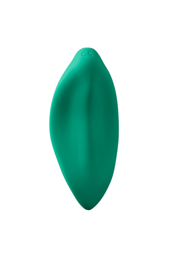 ROMP - WAVE VIBRATORE A ONDE STIMOLATORE CLITORIDEO FORMA ERGONOMICA VERDE ACQUA