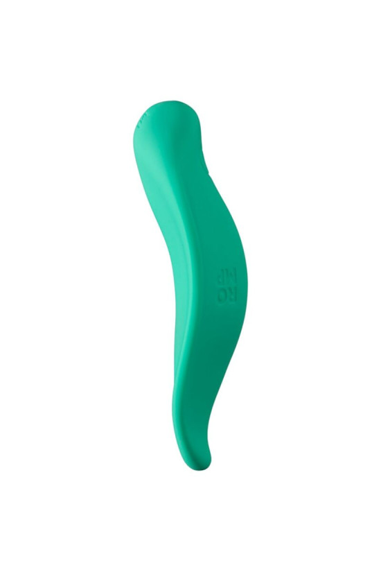 ROMP - WAVE VIBRATORE A ONDE STIMOLATORE CLITORIDEO FORMA ERGONOMICA VERDE ACQUA