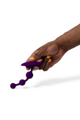 ROMP - AMP PERLE ANALALI IN SILICONE FLESSIBILE VIOLA 12