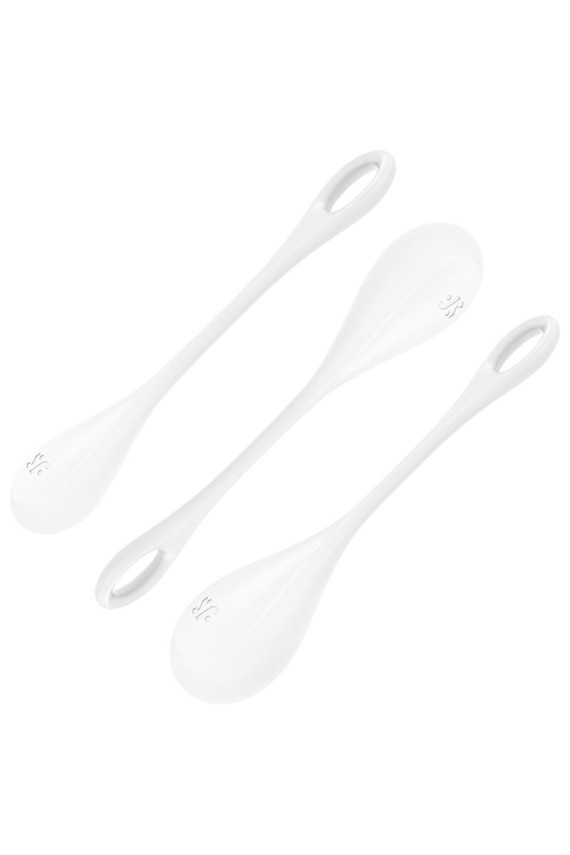 SATISFYER - SET DA ALLENAMENTO YONI POWER 1 BIANCO