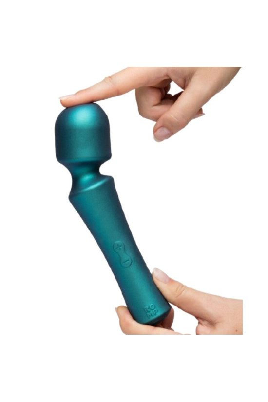 ROMP - PRESTO MINI VIBRATORE A BACCHETTA CON TESTINA FLESSIBILE VERDE