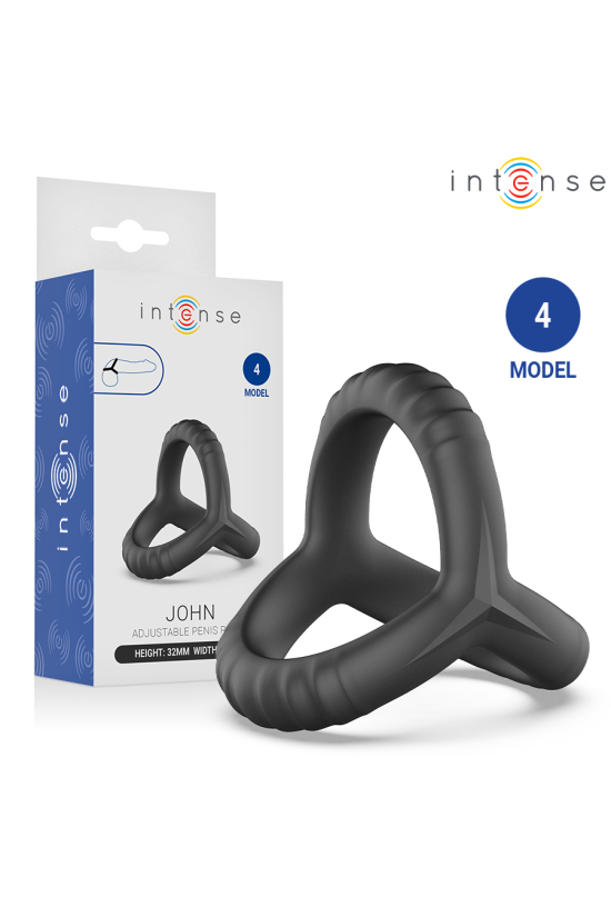 INTENSE - JOHN ANELLO PER PENE TRIPLO REGOLABILE MODELLO 4