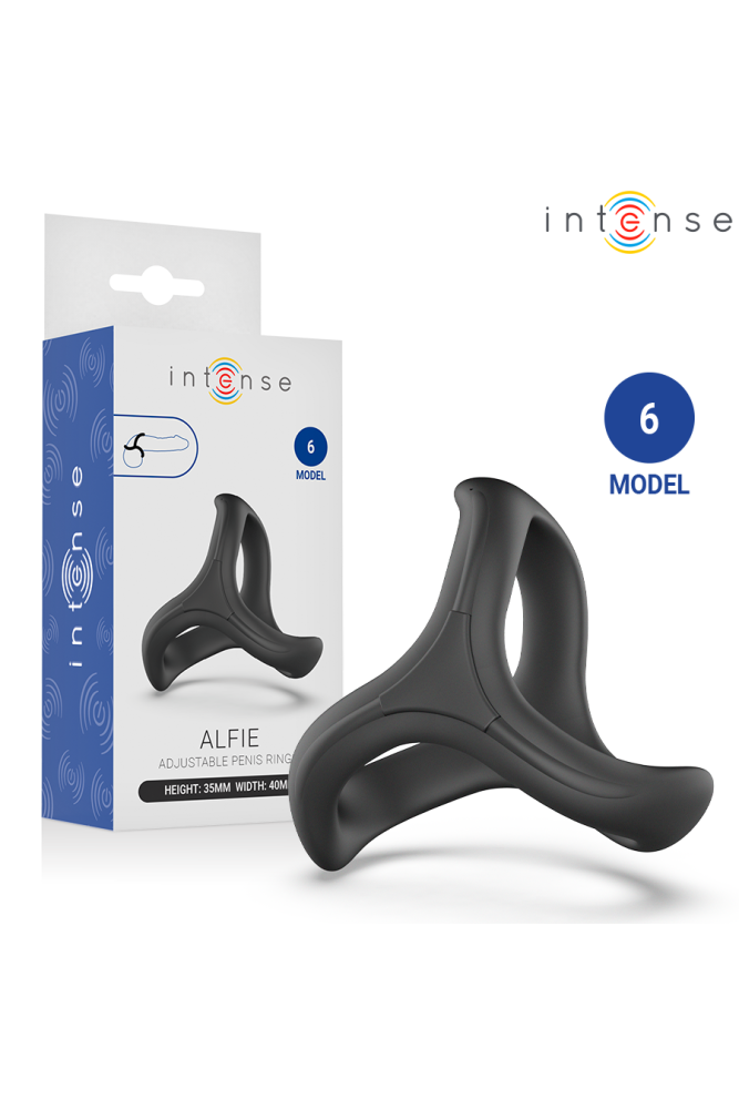 INTENSE - ALFIE ANELLO PER PENE TRIPLO REGOLABILE MODELLO 6