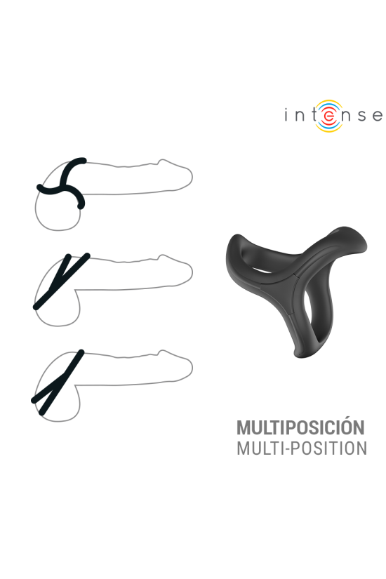 INTENSE - ALFIE ANELLO PER PENE TRIPLO REGOLABILE MODELLO 6