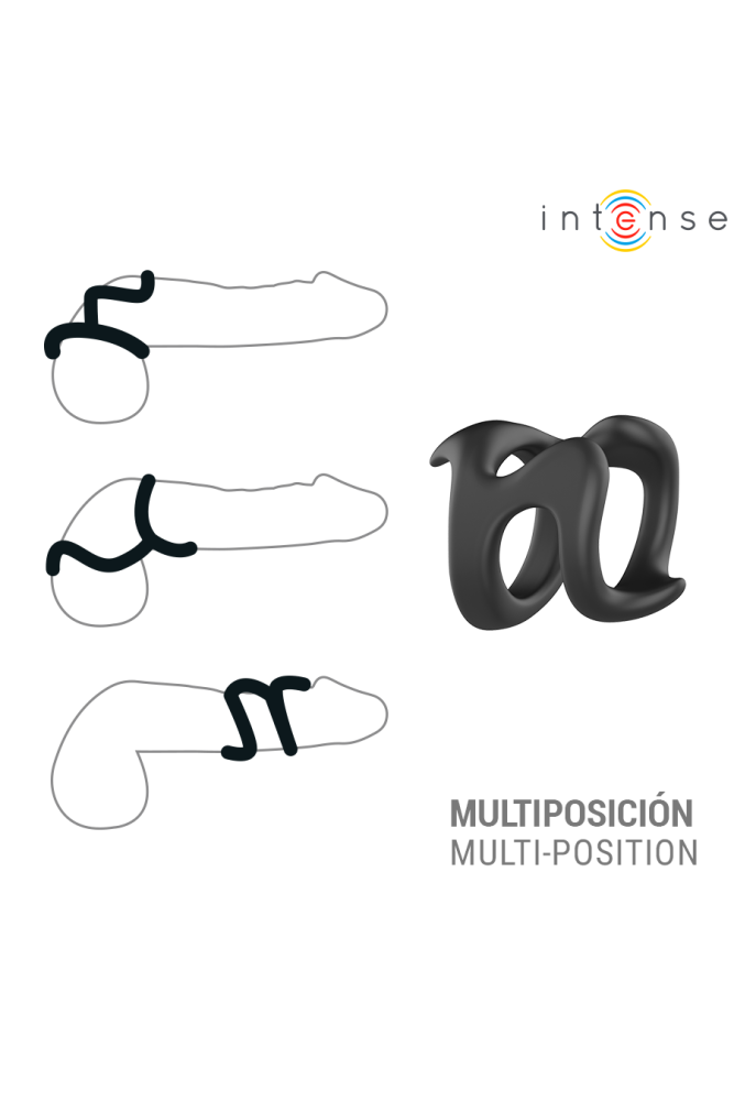 INTENSE - NIKOLAJ ANELLO PER PENE REGOLABILE MODELLO 8