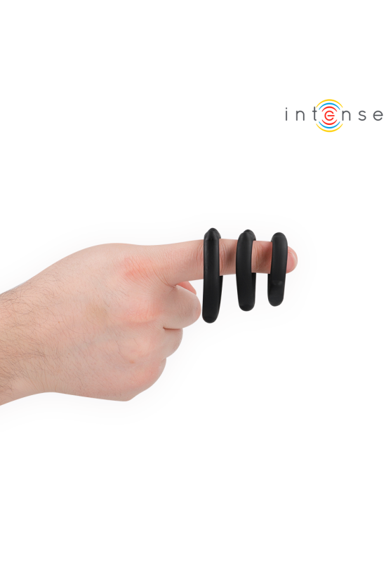 INTENSE - PETER SET DI 3 ANELLI PER PENE MODELLO 9