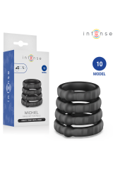 INTENSE - MICHIEL SET DI 4 ANELLI PER PENE MODELLO 10
