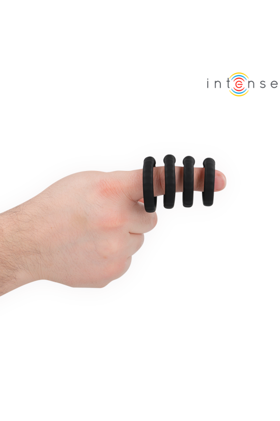INTENSE - MICHIEL SET DI 4 ANELLI PER PENE MODELLO 10