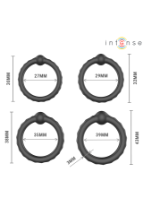 INTENSE - MICHIEL SET DI 4 ANELLI PER PENE MODELLO 10