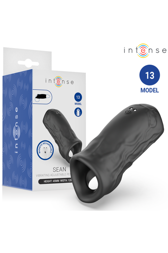 INTENSE - SEAN ANELLO PER PENE VIBRANTE REGOLABILE MODELLO 13