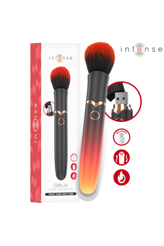 INTENSE - EMILIA SPAZZOLA VIBRANTE RISCALDATA 16 CM