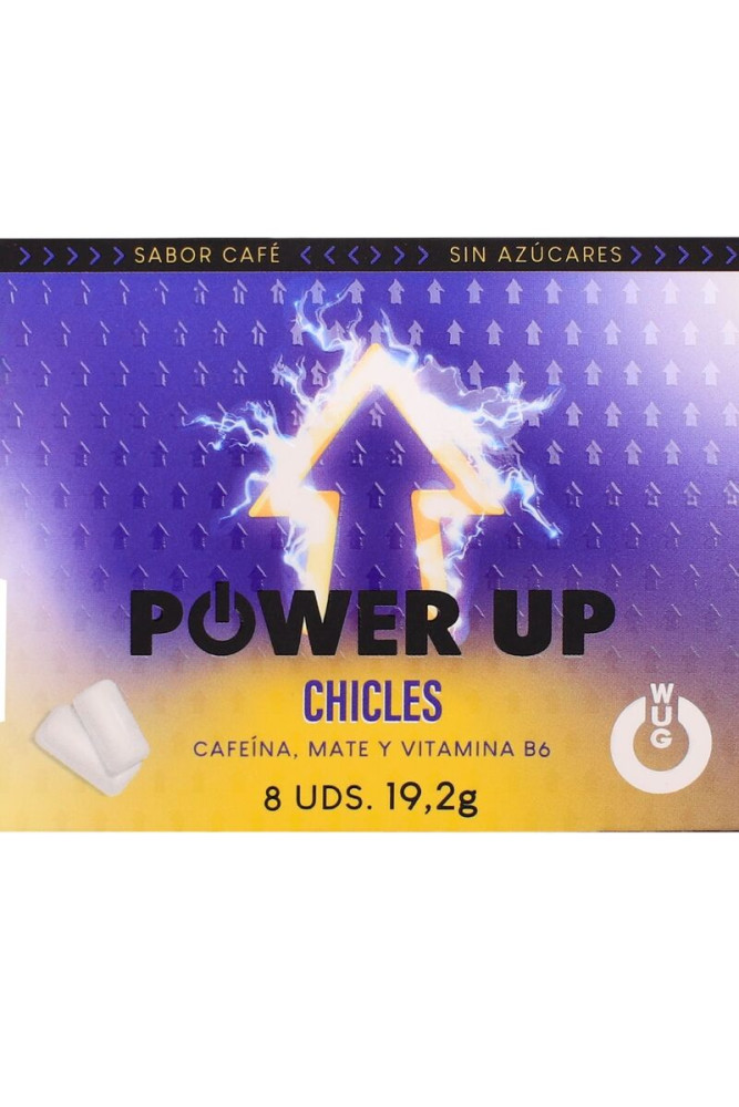 WUG POWER UP – GOMME DA MASTICARE FUNZIONALI AL GUSTO DI CAFFEINA E CAFFÈ MATE