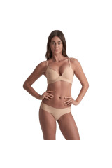 BYE-BRA - PACK 2 TANGAS INVISIBLES BEIGE Y NEGRO TALLA XXL