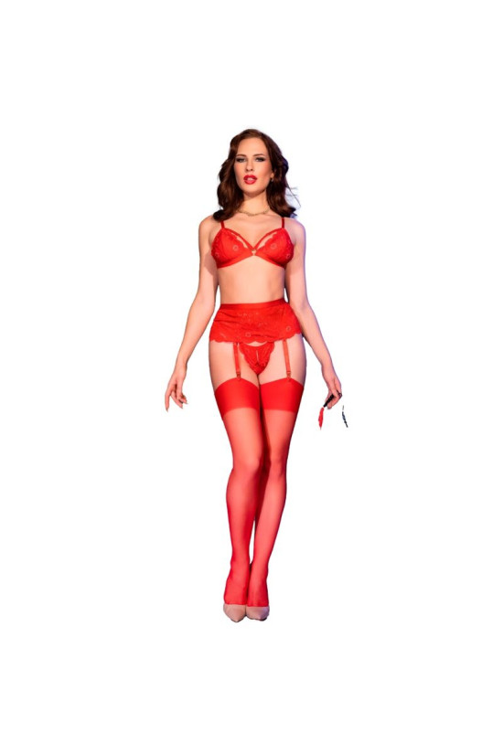 CHILIROSE - CR 4895 SET DA 5 PEZZI ROSSO S