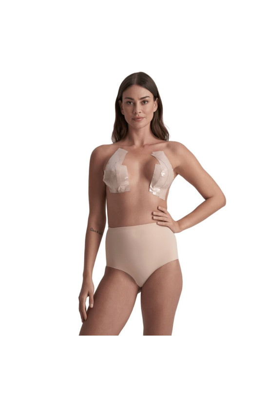 BYE-BRA - BODY TAPE DOUBLE SIDED CINTA DE DOBLE CARA BEIGE TALLA ÚNICA 5 x 500 CM