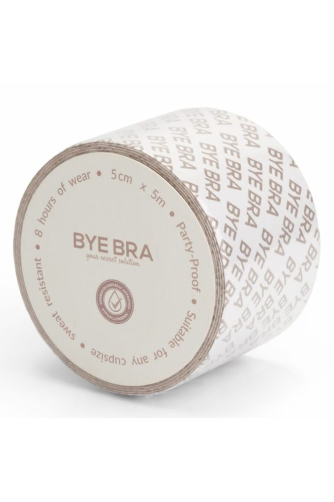 BYE-BRA - BODY TAPE DOUBLE SIDED CINTA DE DOBLE CARA BEIGE TALLA ÚNICA 5 x 500 CM