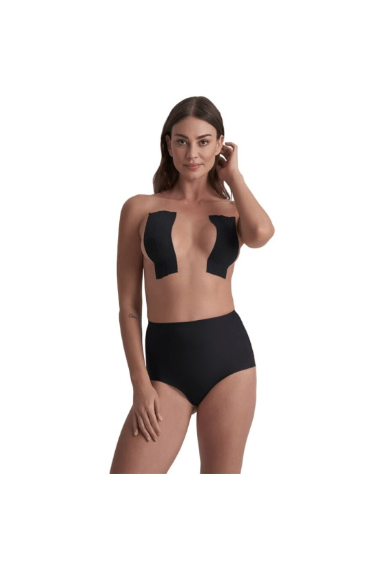 BYE-BRA - BODY TAPE DOUBLE SIDED CINTA DE DOBLE CARA NEGRO TALLA ÚNICA 5 x 500 CM