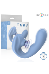 INTENSE - STIMOLATORE CLITORIDEO MULTIFUNZIONE GINA BLU